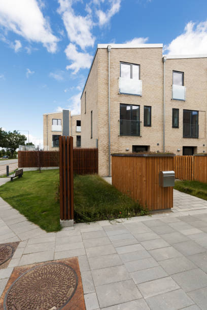 istock modern terraced houses in Copenhagen 850050778
