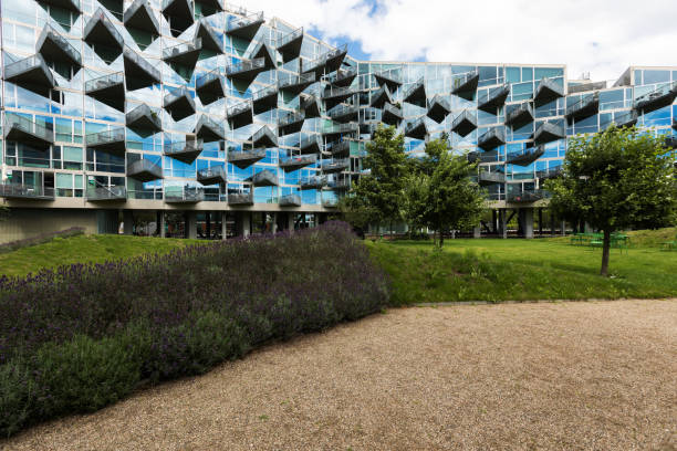 Modern building exteriors in Copenhagen