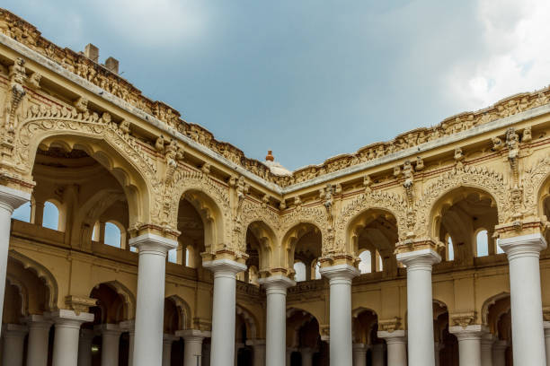 istock Inside view of an ancient Thirumalai Nayak Palace 850062486
