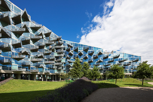 Modern building exteriors in Copenhagen