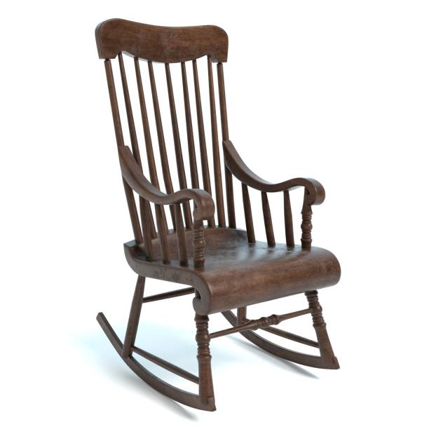 Old Rocking Chair 3d illustration of an old rocking chair rocking chair stock pictures, royalty-free photos & images