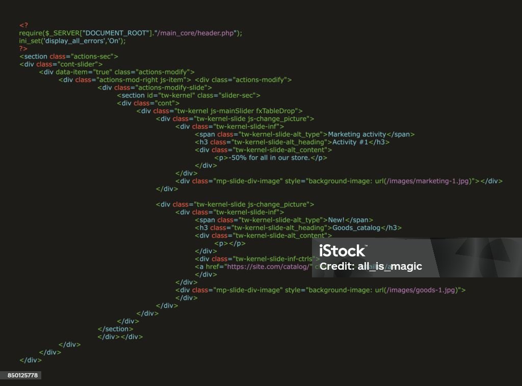Abstract Background With Program Code Stock Illustration - Download ...