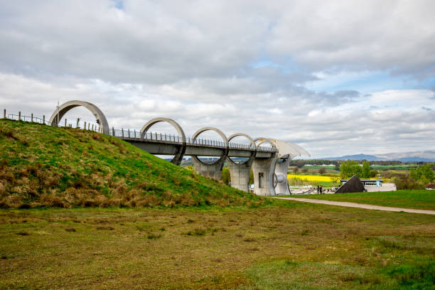 istock Falkirk Wheel aqueduct view in central Scotland 850132156