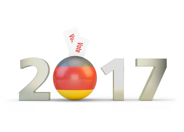 istock 2017 Germany Parliamentary Elections Concept.Isolated On White Background 850132614