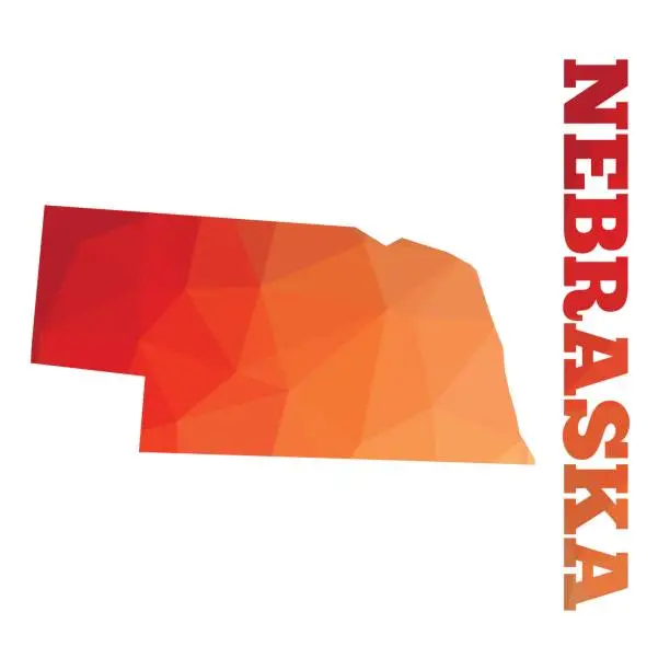 Vector illustration of Nebraska