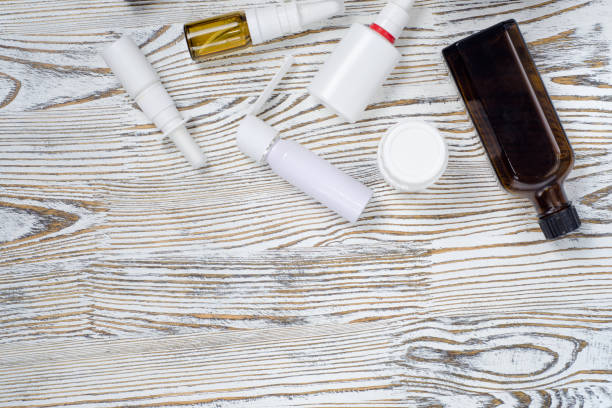istock Medication medications on a wooden surface 850154790
