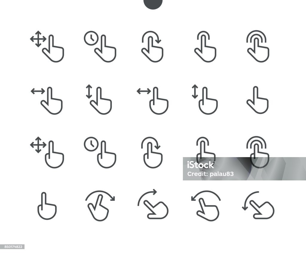Gesture View Outlined Pixel Perfect Well-crafted Vector Thin Line Icons 48x48 Ready for 24x24 Grid for Web Graphics and Apps with Editable Stroke. Simple Minimal Pictogram Gesture View Outlined Pixel Perfect Well-crafted Vector Thin Line Icons 48x48 Ready for 24x24 Grid for Web Graphics and Apps with Editable Stroke. Simple Minimal Pictogram Part 1-3 Computer stock vector