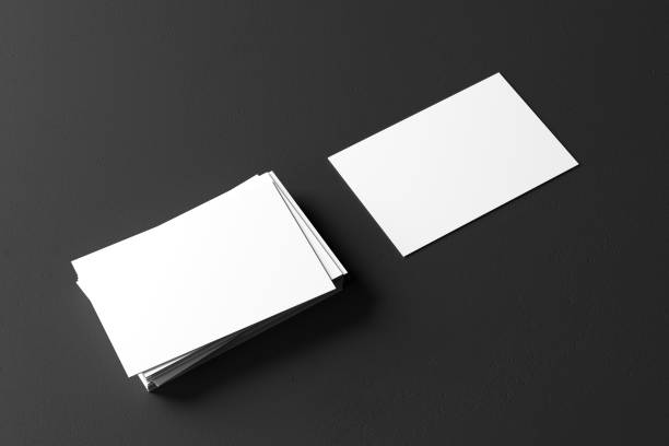 istock Empty business cards, company concept 850179528