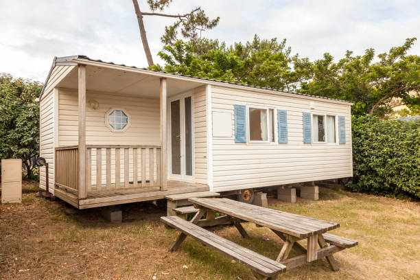 istock Vacation homes at a trailer park 850187834