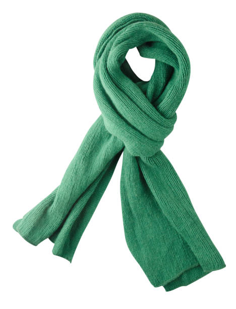 istock Scarf isolated on white background.Scarf  top view 850190388