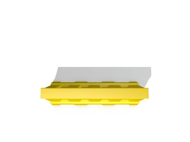 istock Road barrier. Isolated on white background. 3D rendering illustration. 850191250