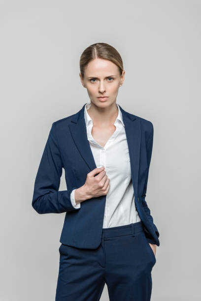 istock confident businesswoman in suit 850195200