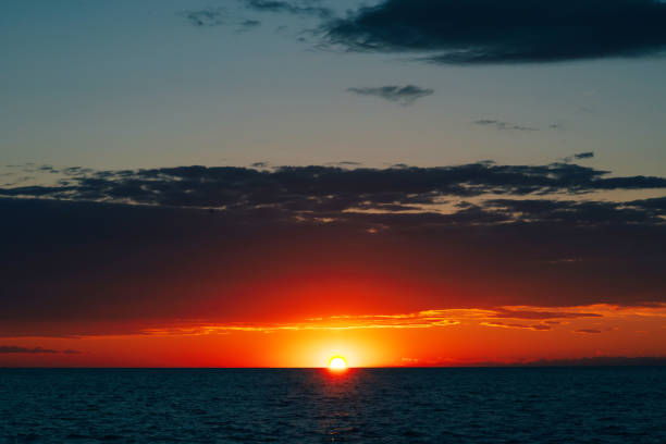 istock Sunset on the seashore. City View Walk along the seafront 850199264