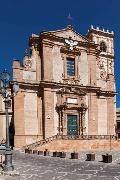 Piazza Armerina, Siracusa Sicily, Italy, Catthedral of Maria Santissima delle Vittorie