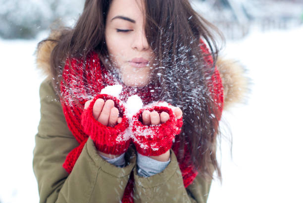 istock Beautiful girl in winter time 850199776