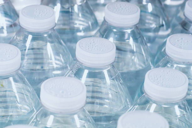 Water Bottles A group of water bottles, clean, blue. quench your thirst pictures stock pictures, royalty-free photos & images