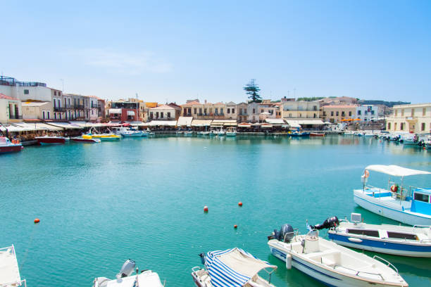 istock Venetian Harbor of Rethymno 850200780