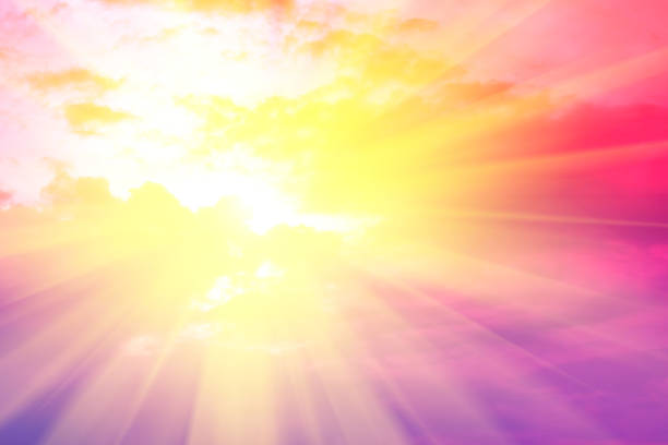 istock Beautiful light from the nature at sunset every day. 850203610