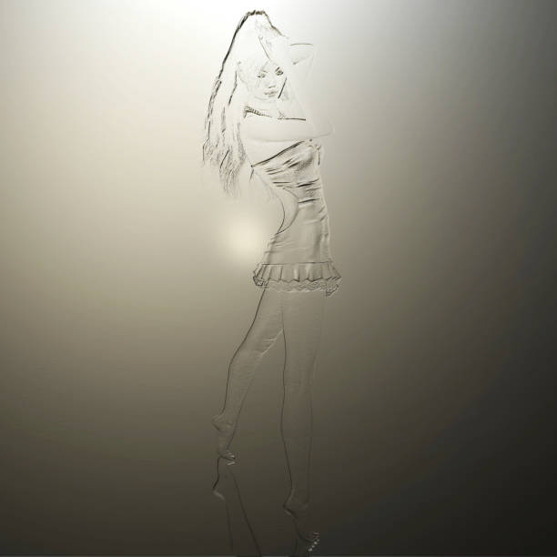 istock Digital 3D Illustration of a Female Relief 850207876