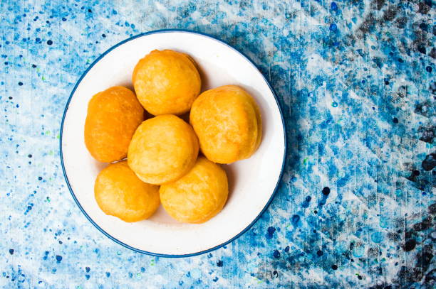 istock Homemade doughnuts covered with sugar powder 850228340
