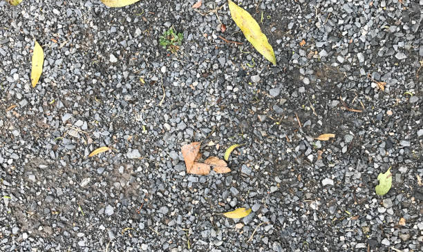 istock Gravel crushed stones texture Stones construction rocks. 850270284