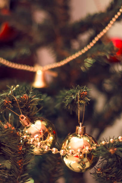 istock Christmas tree close up. Santa claus tree. Christmas decoration 850340294