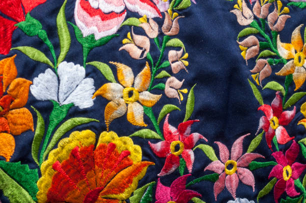 istock Close-up of Embroidered Mexican Dance Outfit 850340302
