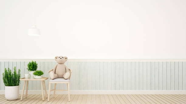 istock kid room in nursery or apartment - Interior Design - 3D Rendering 850384002