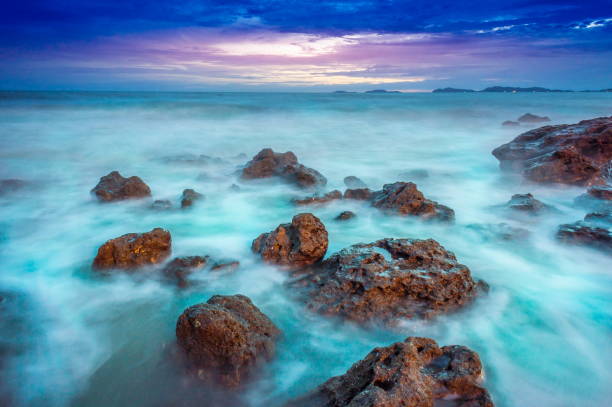 Sunrise view at the beach.