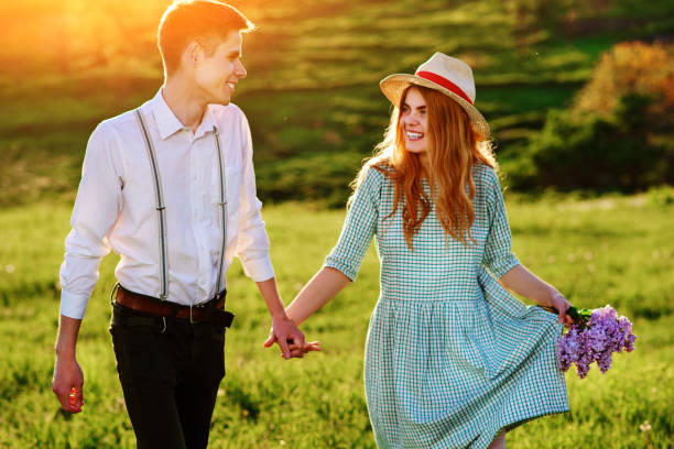 istock A young man walks with his girlfriend in the park 850425746
