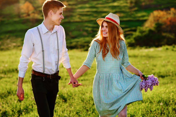 istock A young man walks with his girlfriend in the park 850425798