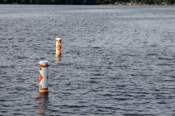 istock Swim area buoy in Eagle River, Wisconsin 850429280