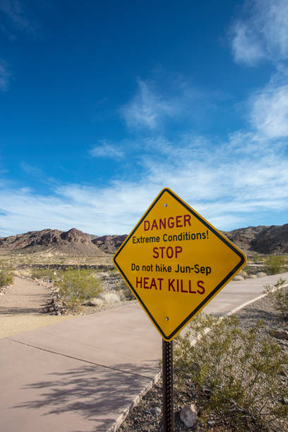 istock Lake Mead hiking warning signs 850474492