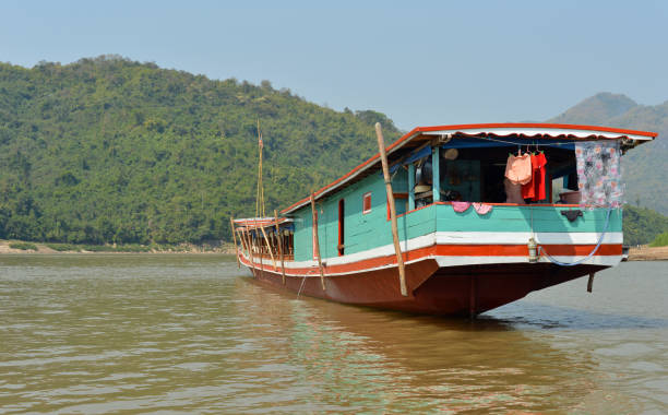 istock Boat on Mekong River, Laos 850516368