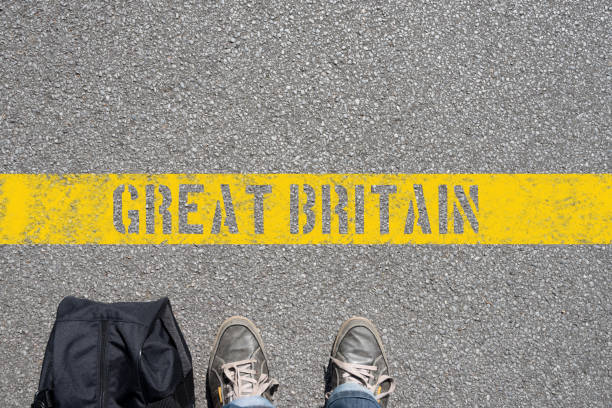 istock A man stands on the border with Great Britain 850601212