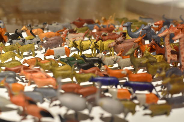 istock miniature wooden animals flocking together 850643602