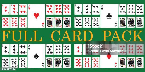 Card Pack Stock Illustration - Download Image Now - Playing Card, Poker - Card Game, Vector