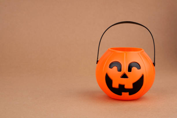 istock Halloween holiday background with pumpkin 850689152