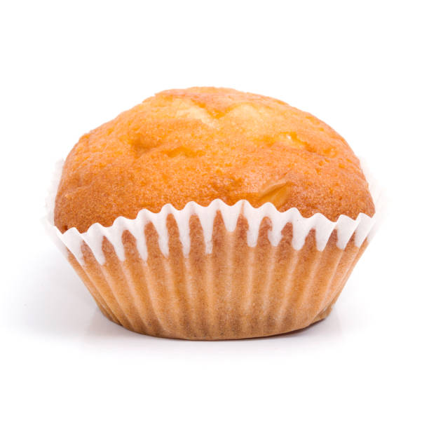 istock One muffin isolated on white background 850692754