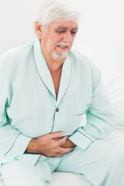istock Man with pain in stomach 850693210