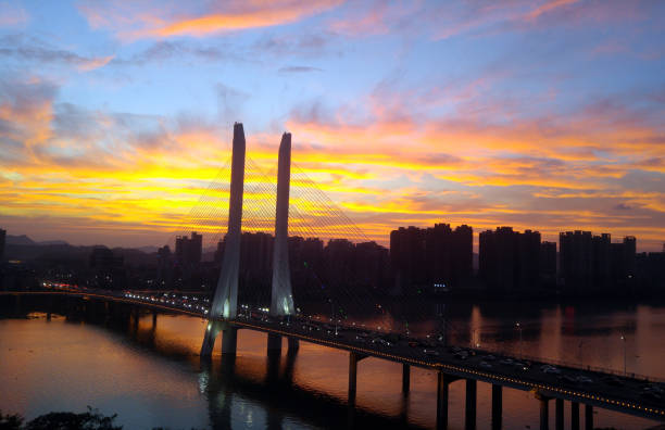 istock Huizhou Sunset & Hesheng Bridge 850697550