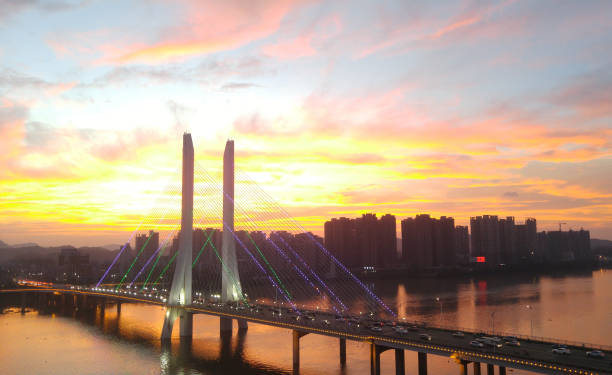 istock Huizhou Sunset & Hesheng Bridge 850697638