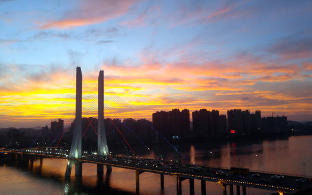istock Huizhou Sunset & Hesheng Bridge 850699810