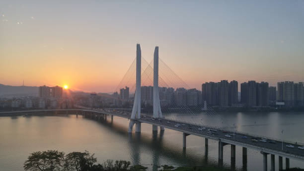 istock Huizhou Sunset & Hesheng Bridge 850699930