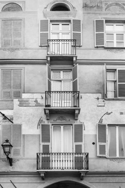 istock Italian balcony in Cuneo 850700102