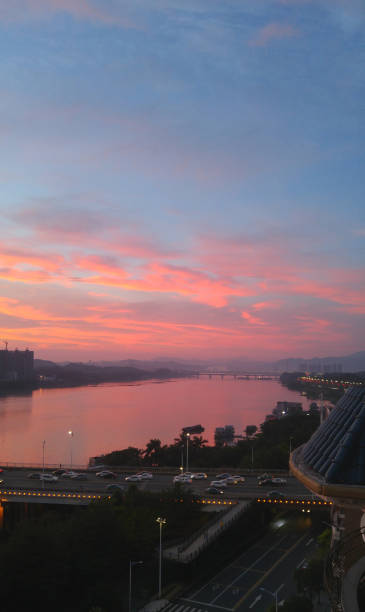 istock Huizhou Sunset & Hesheng Bridge 850700162