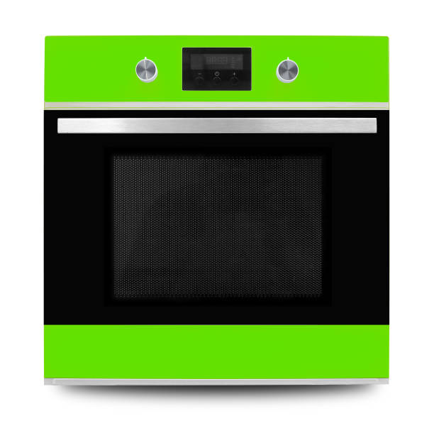 istock Household appliances - Green Oven. Isolated 850701190