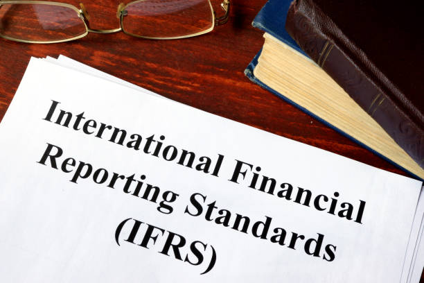 istock Paper with title International Financial Reporting Standards (IFRS). 850740234