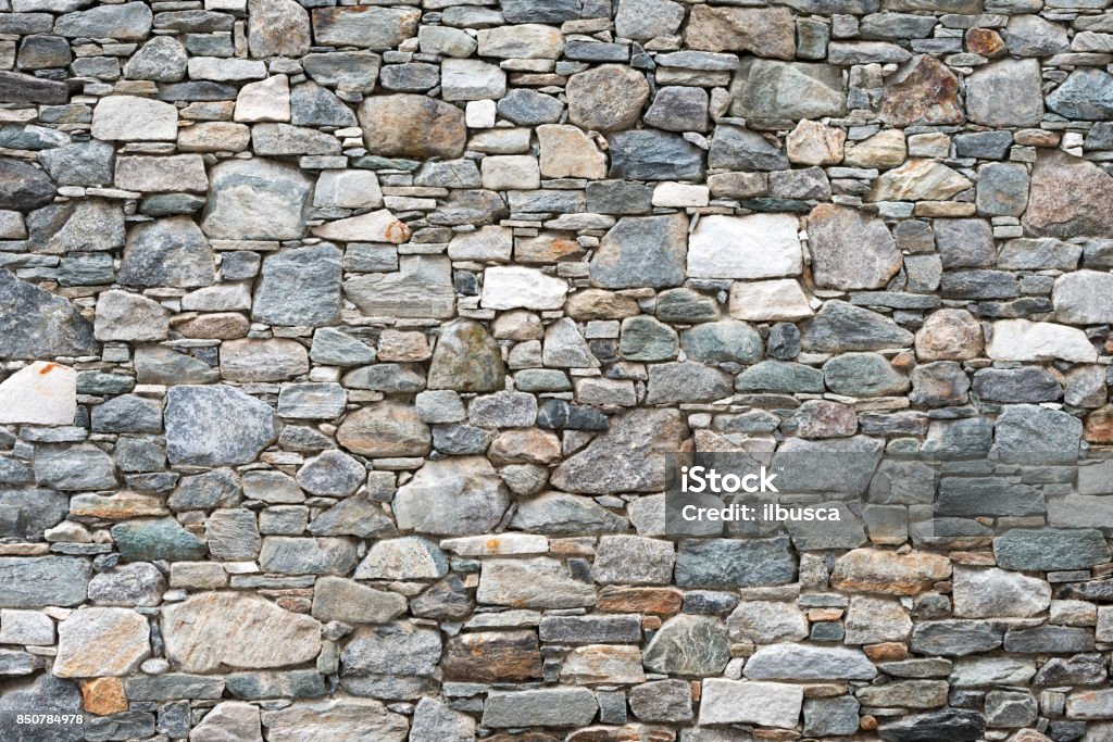 Stone wall texture Crag Stock Photo