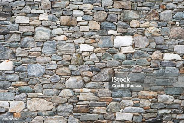 Stone Wall Texture Stock Photo - Download Image Now - Crag, Backgrounds, Textured